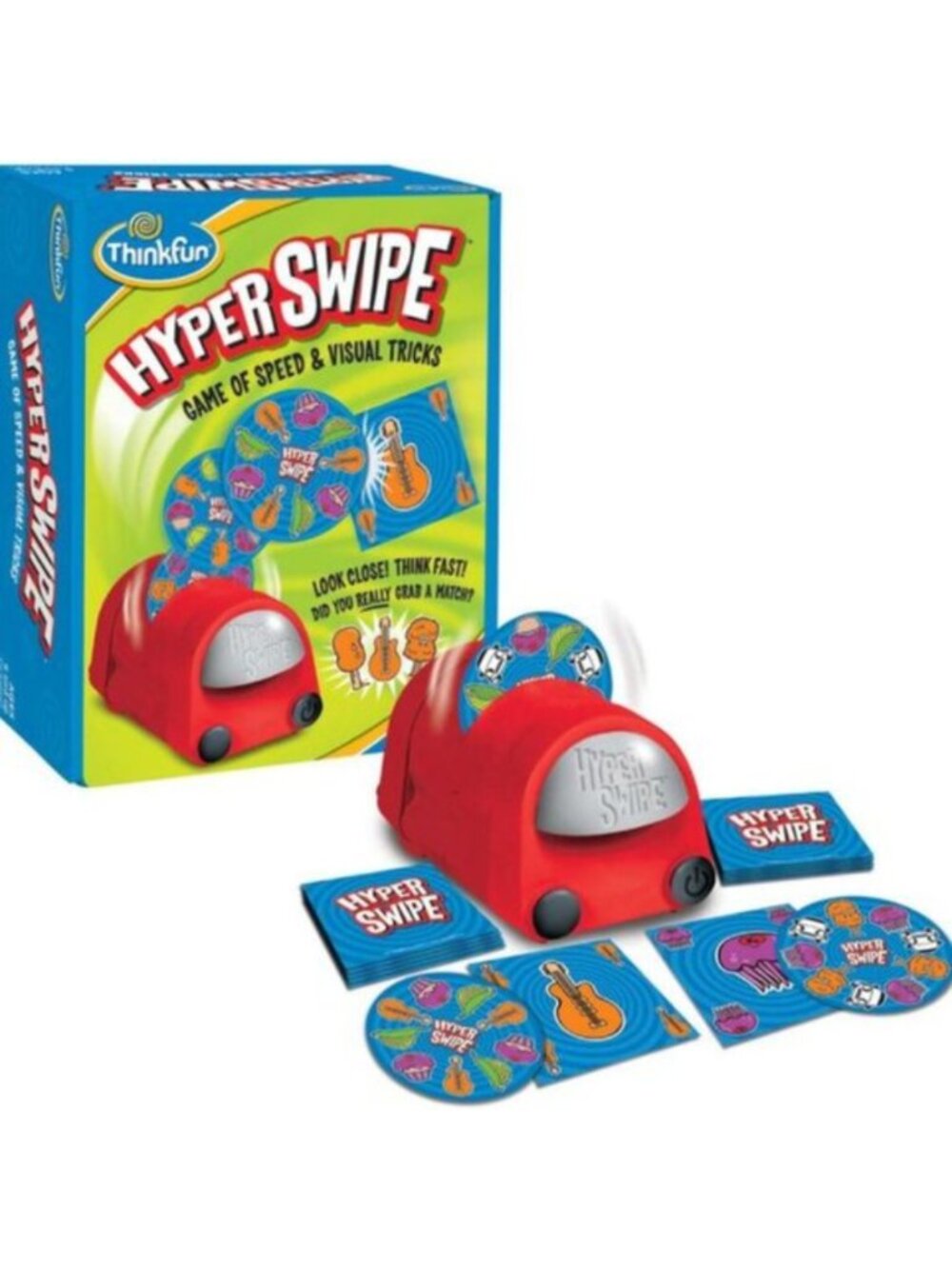 ThinkFun Hyper Swipe Game-Memory Matching Reflexes Family Game 6+ New in Box
